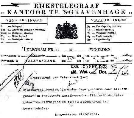 telegram 23.9.1923